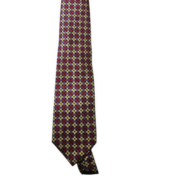 Faconnable Vintage Men Silk Tie - Picture 7 of 9